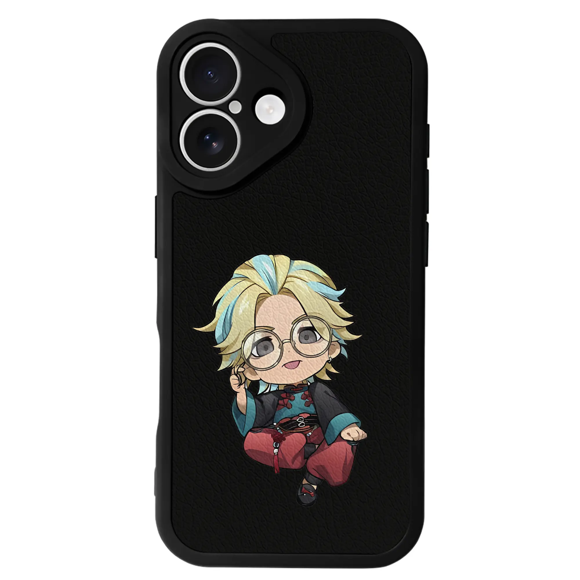 東京リベンジャーズ グッズ,灰谷竜胆 - IPhone 16シリーズ対応 ・ シリコンスマホケース ・ レザー調 ・ 高精度フィット ・ 耐衝撃 ・ ワイヤレス充電対応 ・ 精密カット